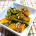 鶏そぼろとかぼちゃの煮物★俺スタイル