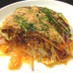 キムチ入り豚もやしで♪とんぺい焼風