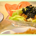 とろ〜り納豆ドレッシングのレタスサラダ