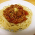 夕食に♪豚そぼろでまろやかトマトパスタ
