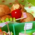 手作りピックでプチトマトのりんご