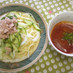 新玉ねぎのツナサラダ風つけスパゲティ