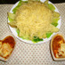 春キャベツと新じゃがミートつけスパゲティ
