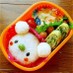 手作りピックでプチトマトのりんご