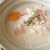 冷ご飯で♪簡単カルボナーラ風リゾット　