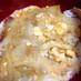 食堂の半熟とろとろ玉子丼♫