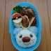 キャラ弁　ウィンナーに毛