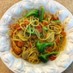 きのことベーコンのトマトクリームパスタ✿