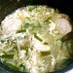 ニラ玉えのきの中華スープ