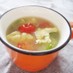 ふわっ玉♡白菜とトマトの中華スープ