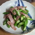 アスパラのベーコン炒め